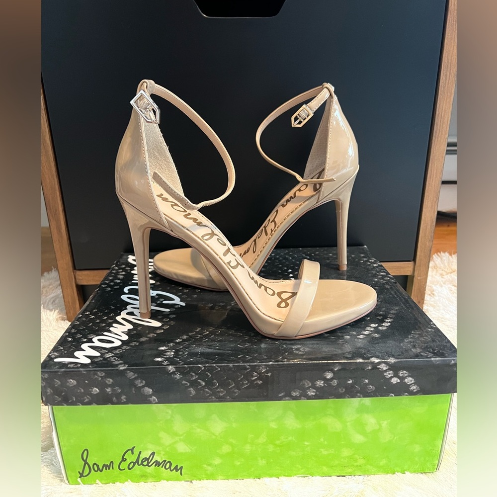 NEW Sam Edelman Women’s Nude Ariella Stiletto Sandal sz 8.5